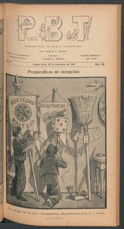 Preparativos de recepción - [Caricatura]