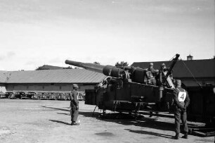 Freiburg: US-Army Atomkanone; Kanone von rückwärts