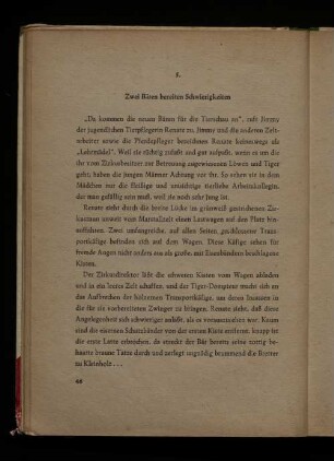 5. Zwei Bären bereiten Schwierigkeiten