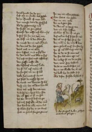 Der Hirte hilft dem Löwen; (Vom Löwen und dem Hirten, Kapitel XLII nach Pfeiffer)