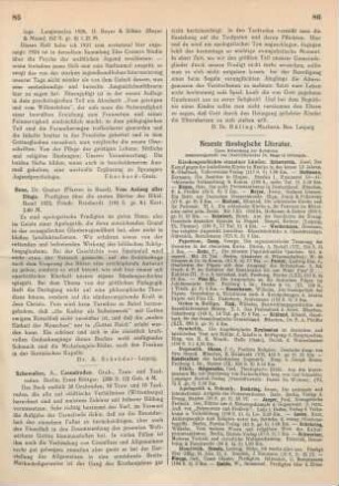 85-86 [Rezension] Schowalter, August, Casualreden