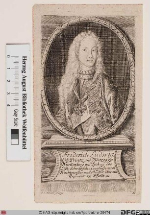 Bildnis Friedrich Ludwig, Erbprinz von Württemberg