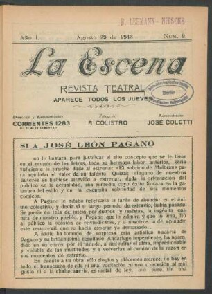 Si a José Leon Pagano