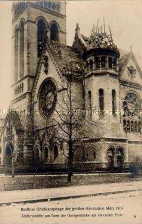 Die beschädigte Georgenkirche