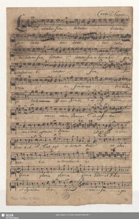 Canto 2[d]o Capell[a].