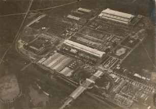 Leipziger Messe : Luftaufnahme, Baufachausstellung