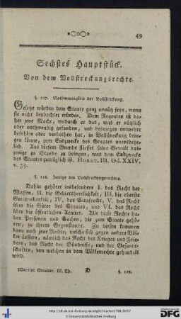 VI. Hauptstück.