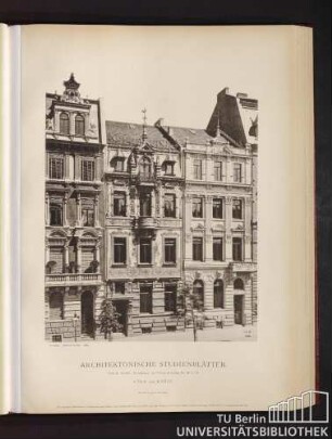 Serie II. No. 64. Wohnhäuser am Hohenzollernring No. 40 u. 38. Cöln am Rhein.