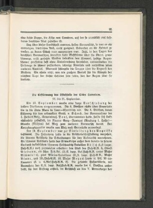 Die Erstürmung des Ostabfalls der Côtes Lorraines. 18. bis 21. September.