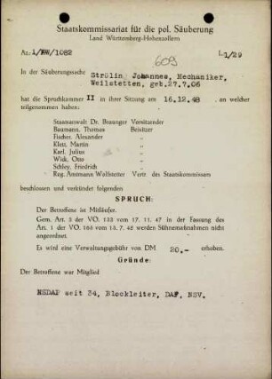 Strölin, Johannes