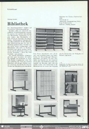 Bibliothek : Kulturhäuser