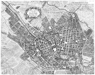Karte: Platte-Grond van de Kon. Pruissische Residentie-Stad Berlin