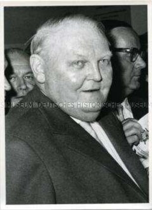 Ludwig Erhard auf der DRUPA 1958