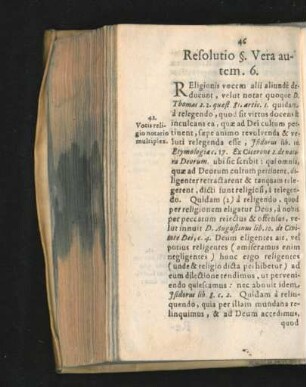Resolutio § Vera autem 6.