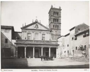 S. Cecilia, Rom: Fassade