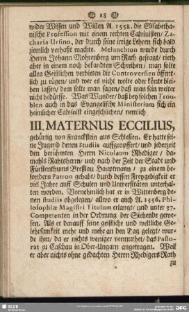 III. Maternus Eccilius