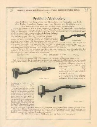 Preßluft-Abklopfer