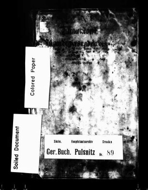 Gerichtshandelsbuch von Thiemendorf (bei Pulsnitz), Bd. 1