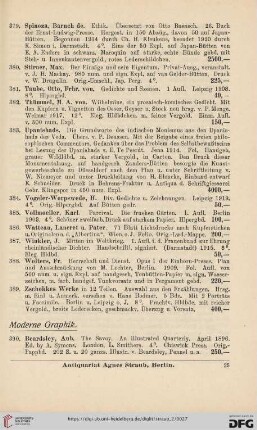 Moderne Graphik (Nr. 390-420)