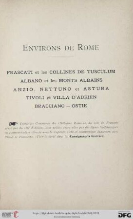 Environs de Rome
