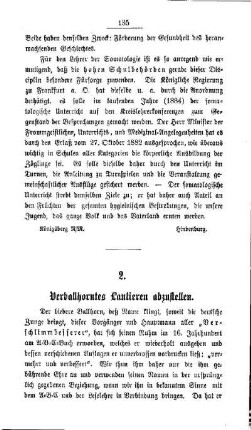 Verballhorntes Lautieren abzustellen
