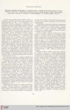 54: [Rezension von: Eleonora i Stanisław Tabaczyńscy, Archaeologia polska w badaniach nad społeczeństwem i kulturą średniowiecznej Italii, w: Studia nad etnogenezą Słowian i kulturą Europy wczesnośredniowiecznej]