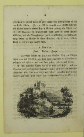 3. Stunde. Land. Thäler. Berge