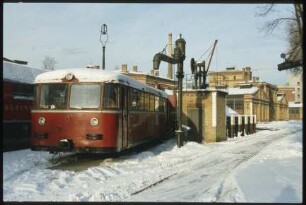 Eisenbahn im Schnee
