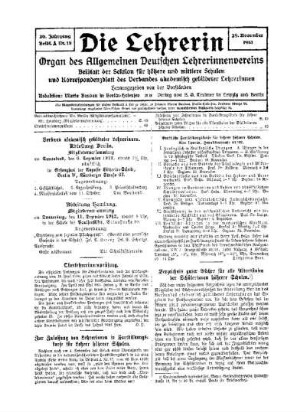 Oberlehrerinnenprüfung