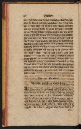 Viertes Kapitel. Thomas geräth in Versuchung