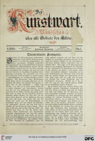 Theatralische Festspiele