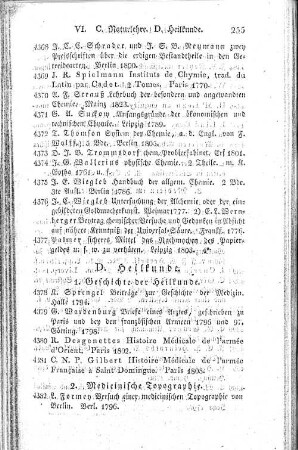 D. Heilkunde.