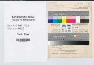 Entnazifizierung Paul Sack , geb. 16.06.1881 (Polizeiinspektor)