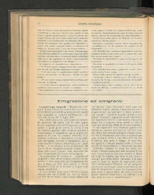 Emigrazione ed emigranti.
