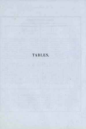 Tables.