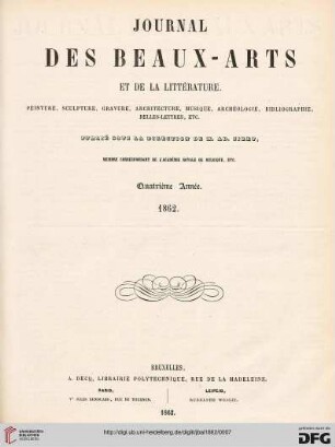 4: Journal des beaux-arts et de la littérature