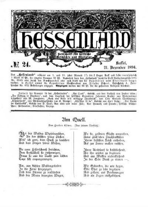 No. 24, 21. Dezember 1894
