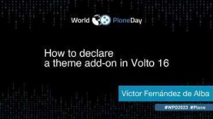 How to Declare a Theme Add-On in Volto 16