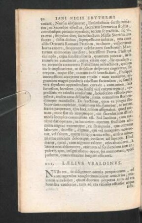 XII. Laelius Ubaldinus.