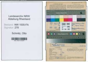Entnazifizierung Otto Schmitz , geb. 14.03.1895 (Kellner)