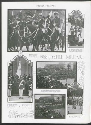 El desfile militar del 9 de julio