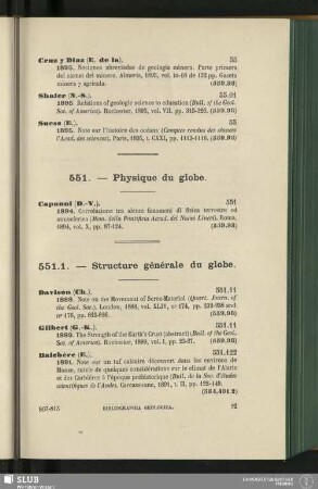551. - Physique du globe