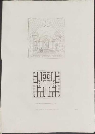 Pl. 19. Plan Et Vue Du Palais Avarna A Messine.