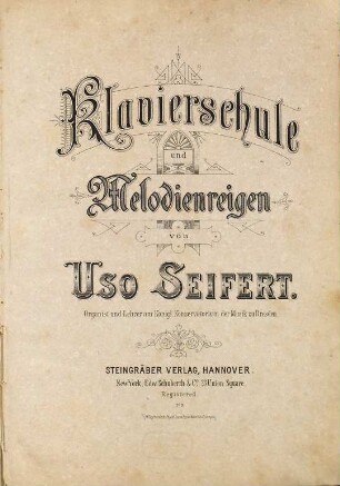 Klavierschule und Melodienreigen