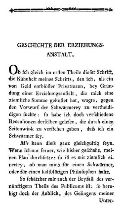 Geschichte der Erziehungsanstalt