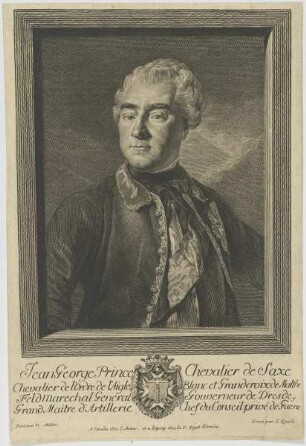 Bildnis des Jean George Prince Chevalier de Saxe