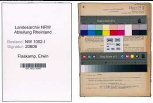 Entnazifizierung Erwin Flaskamp, geb. 17.03.1907 (Angestellter)