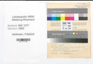 Entnazifizierung Friedrich Hartmann , geb. 21.12.1890 (Polizist)
