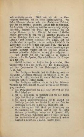Mitteilungen des Vereins für Hessische Geschichte und Landeskunde Kassel 1834 e.V.. 1883
