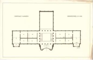 Billing, Hermann; Mannheim (Baden-Württemberg); Kunsthalle - Grundriss OG